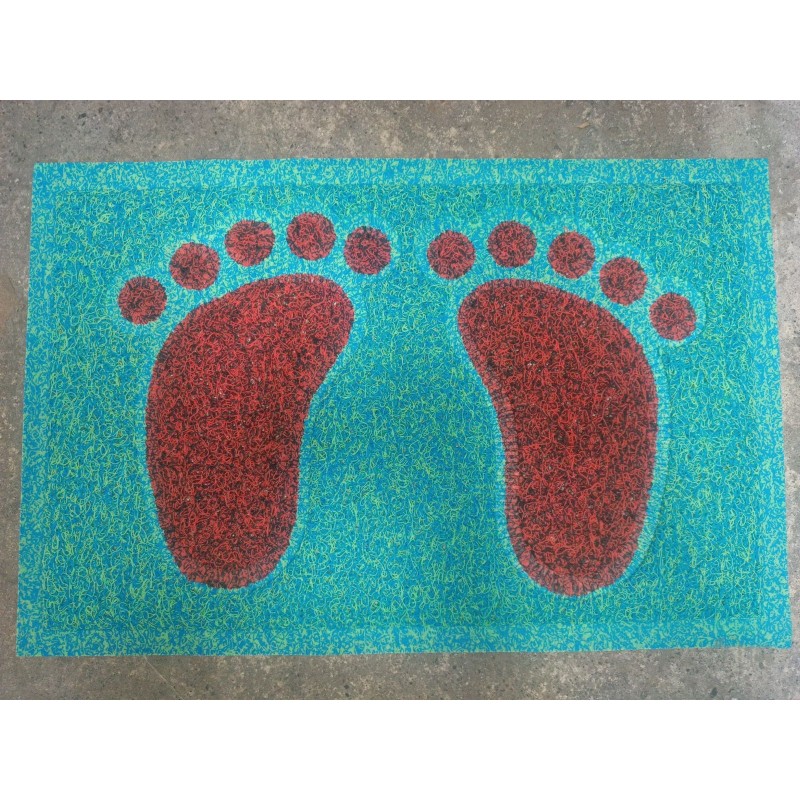 Alfombra de Baño con Diseño de Pies