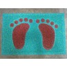 Alfombra de Baño con Diseño de Pies