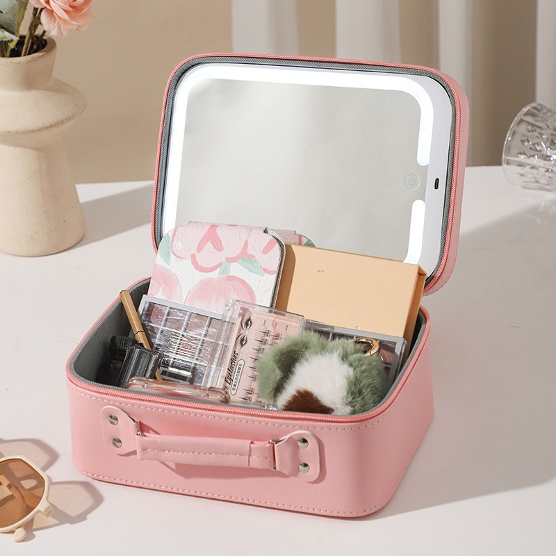 Cosmetiquera con Espejo y Luces Led CC2425