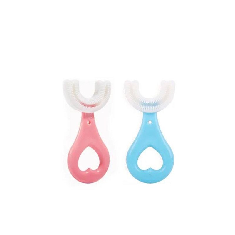 Cepillo de Silicona de Dientes en Forma de U para Niños 1046