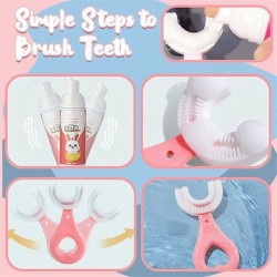 Cepillo de Silicona de Dientes en Forma de U para Niños 1046