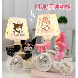 Lámpara con Reloj de Kuromi y My Melody  0919