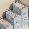 Organizador/Canasta de tela para Ropa 1140 Celeste