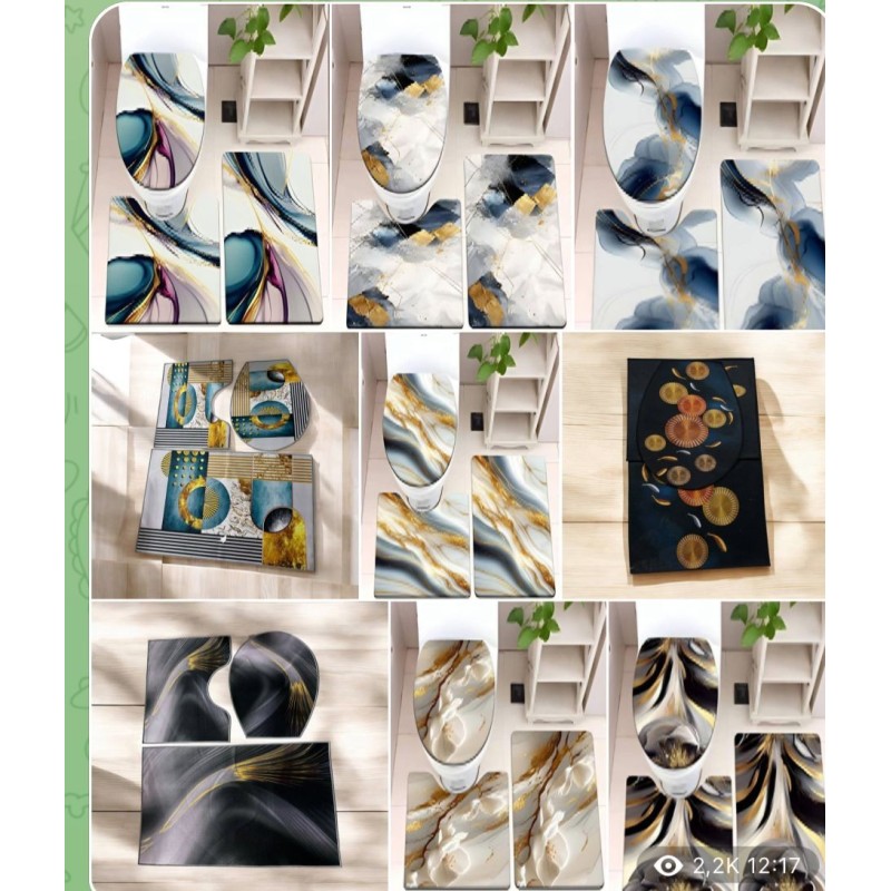 Set de Alfombras de Baño 3pcs 4877-50