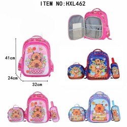 Mochila 3pcs Capibara con Luces HXL462