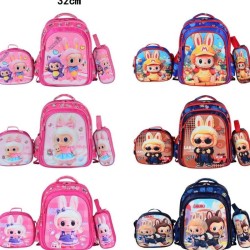 Mochila 3pcs Labubu con Luces HXL461