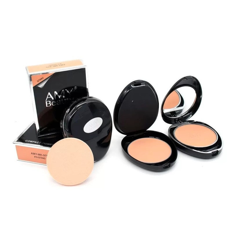 POLVO COMPACTO AMY BEAUTY MK-975