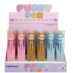 Esferos Afelpados de Labubu 6 Colores 1506