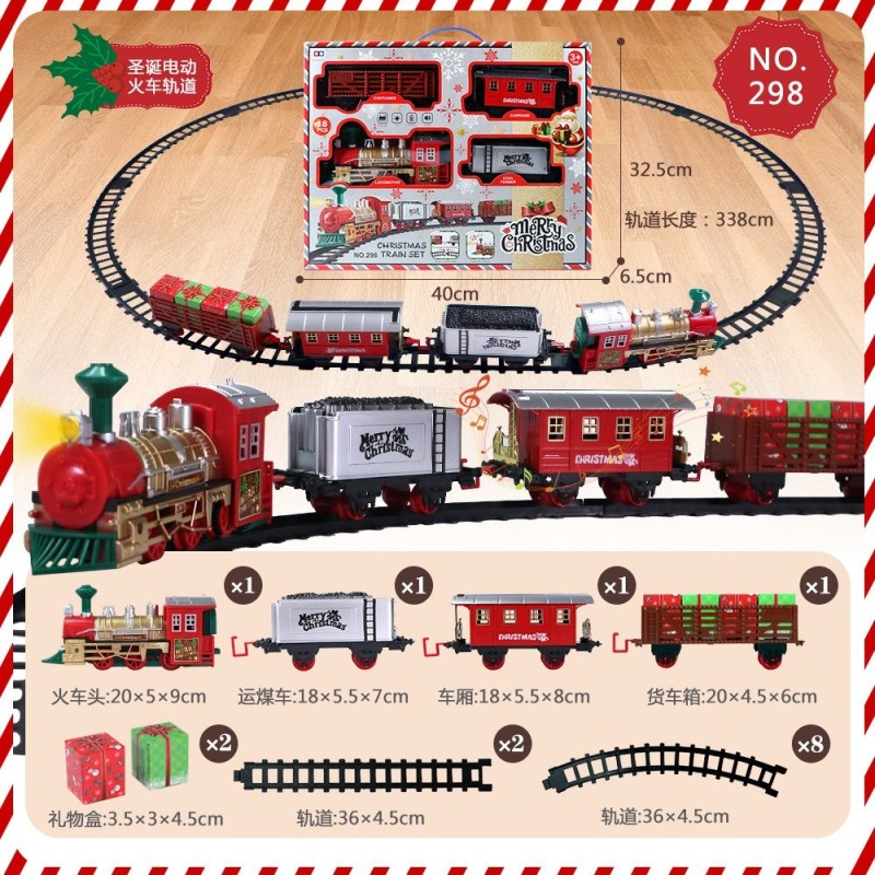 Tren Pista Musical Navideño 18pcs No 298 ZF-921