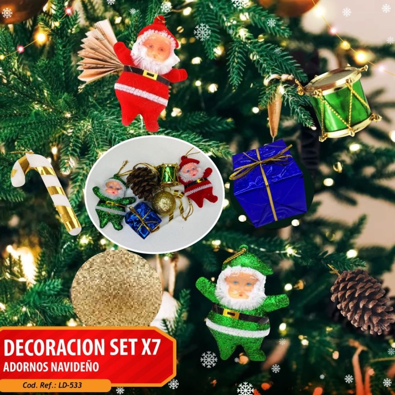 Adornos Navideños de Árbol LD-533