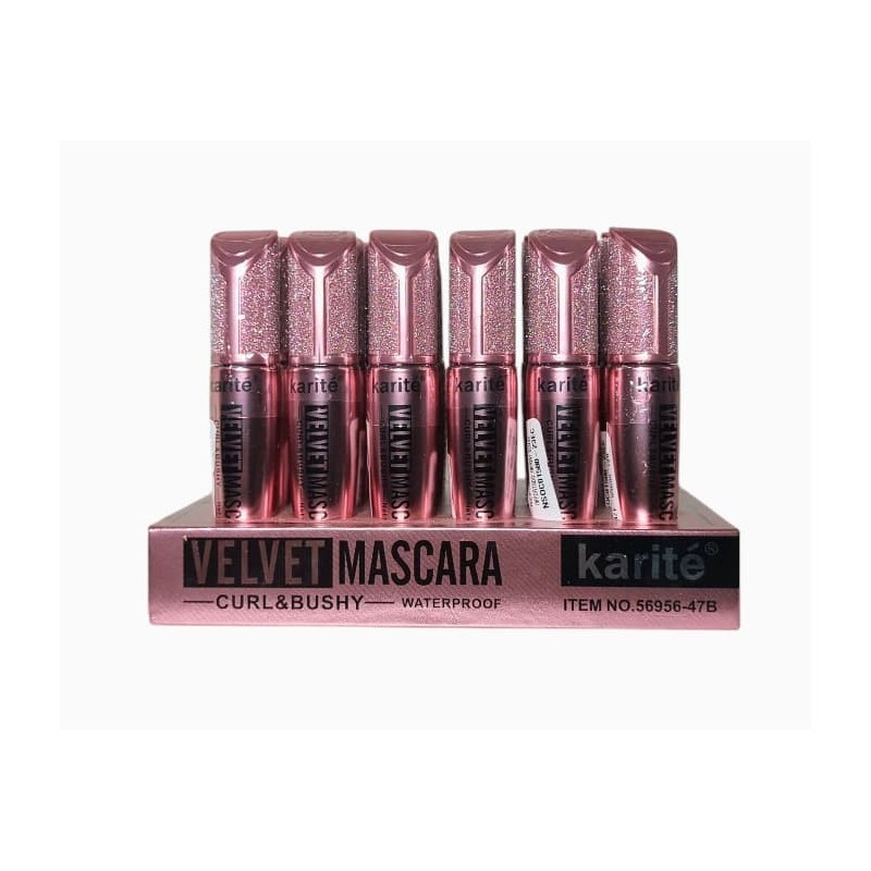 VELVET MASCARA CURL BUSHY WATERPROOF 56956-47B
