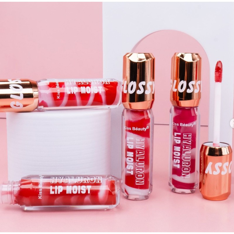LIP GLOSS HIDRATANTE CON ÁCIDO HIALURÓNICO 71171-03 - KISS BEAUTY
