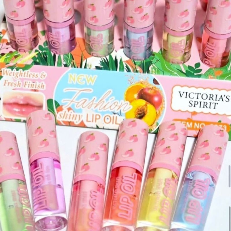 VICTORIA SPIRIT LIP OIL PEACH MOISTURIZE THE 6073