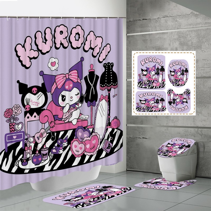 Set de Baño 4pcs Kuromi LD-801