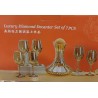 Set de 7pcs jarron y copas GU030