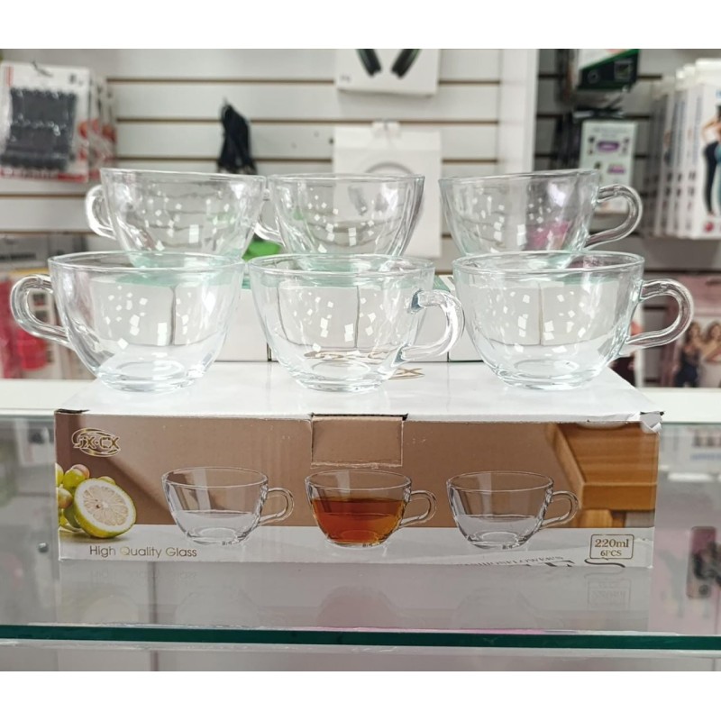 Set de 6 tazas 220ml GU014