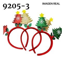 DIADEMA NAVIDEÑA OREJAS ARBOL 9205-3