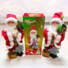 MUÑECO PAPÁ NOEL BAILARIN CON LAMPARA Y CAMPANAS 9205-9