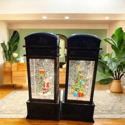 ADORNO PAPANUEL ENCAPSULADO CABINA TELEFONICA MUSICAL 6509-6