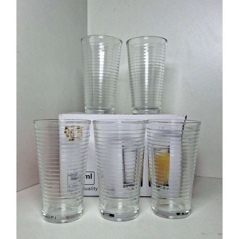 Set de 6 vasos 300ml  GU006