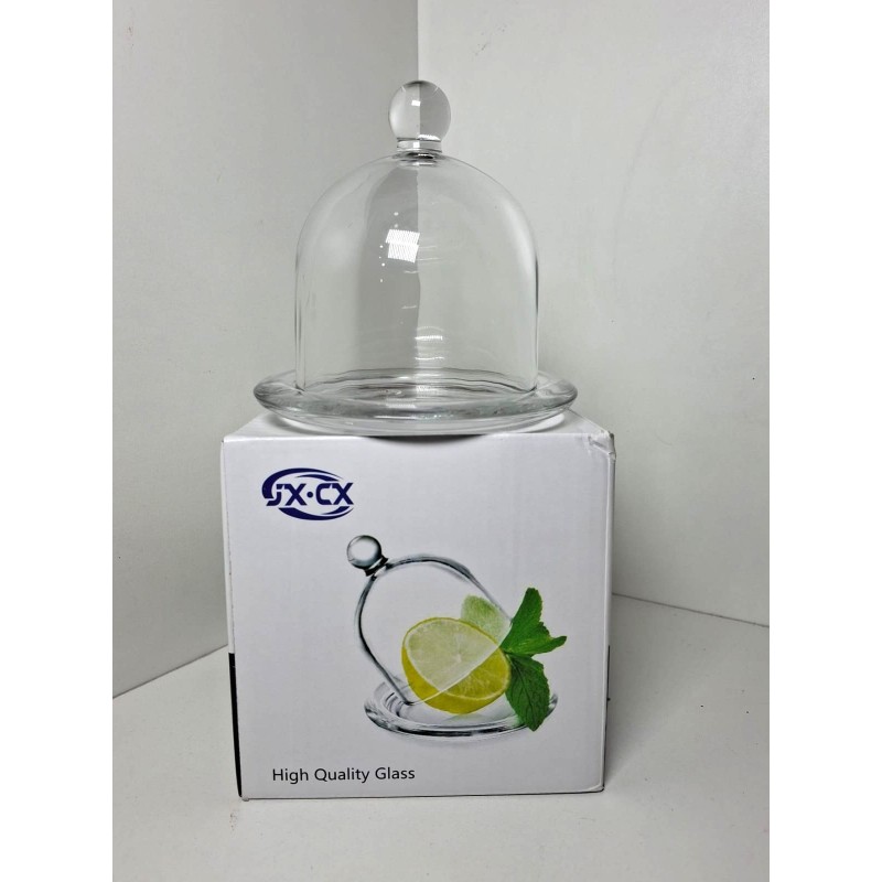 Cúpula de vidrio para postres GU011