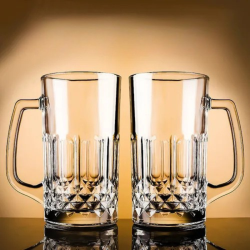 Set de 2 vasos de vidrio grandes GU042