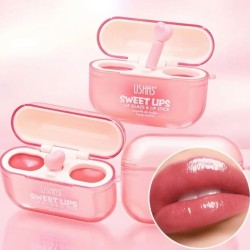 LABIAL GLOSS 2IN1 USHAS en Forma de Audífono UC104A UC104B