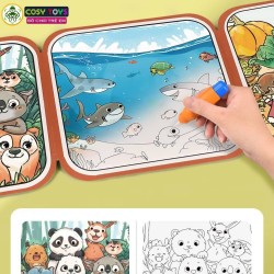 Cuaderno mágico de agua para aprendizaje temprano C1-1730