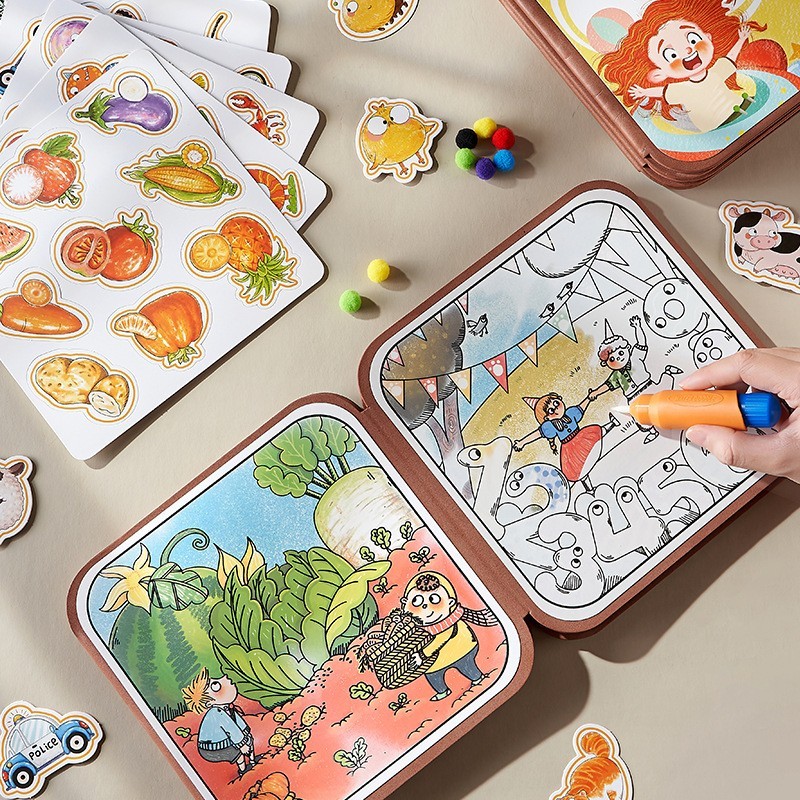 Cuaderno mágico de agua para aprendizaje temprano C1-1730