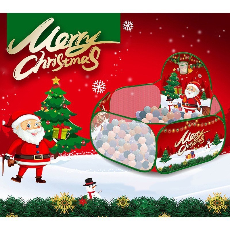 Corral navideño con canasta para encestar 3216