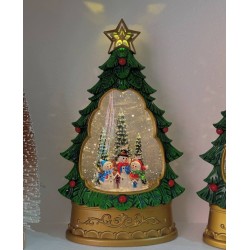 Adorno Papá Noel / Muñeco de nieve Encapsulado Arbol navideño 4101