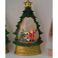 Adorno Papá Noel / Muñeco de nieve Encapsulado Arbol navideño 4101