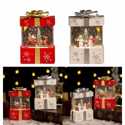 Adorno Papá Noel / Muñeco de nieve Encapsulado Caja de regalo 4093