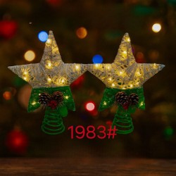 Estrella navideña adorno para cima de arbol 1983