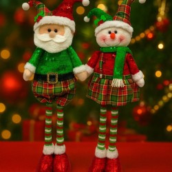 Papá Noel/ muñeco de nieve traje de bufón crece de 46cm a 78cm 3110