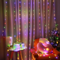 Cortina Navideña  Multicolor 3x2m 1134