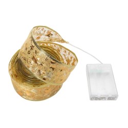 Cinta Decorativa de Árbol Navideña con Luces 5x50cm ZF-1198