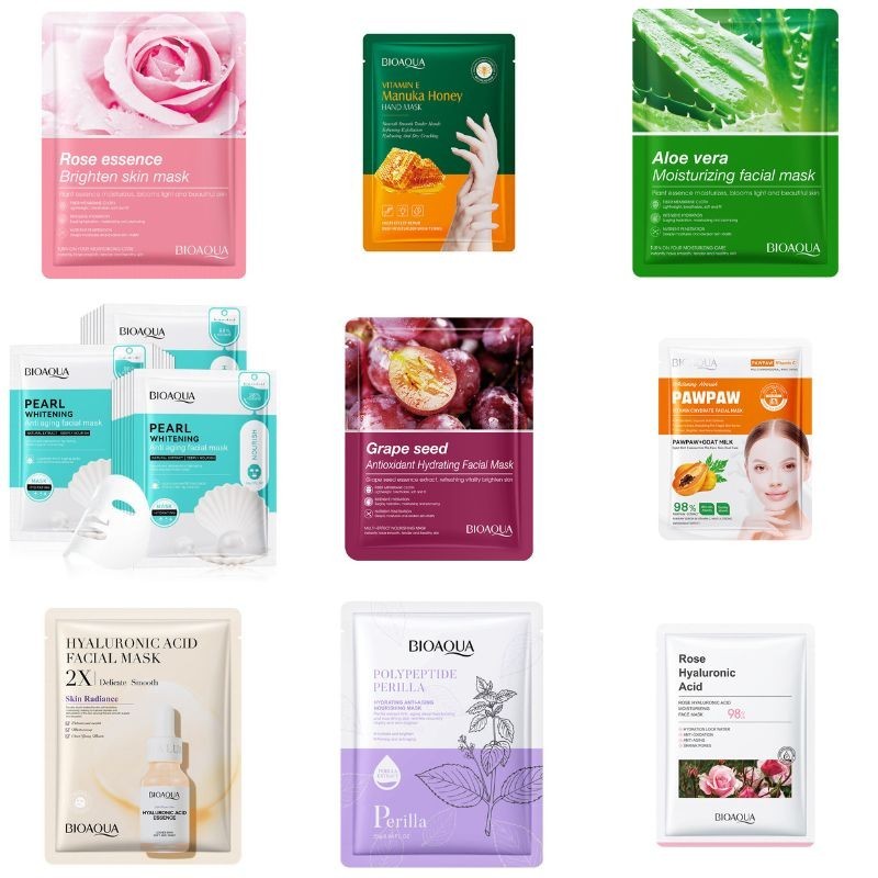 Mascarillas Faciales de Velo Surtidas- Bioaqua