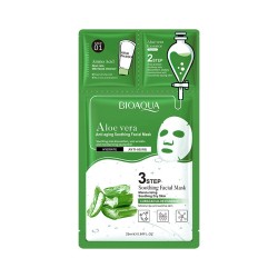 Mascarilla Facial de Velo 3 Pasos BQY18236  BQY18205 - Bioaqua