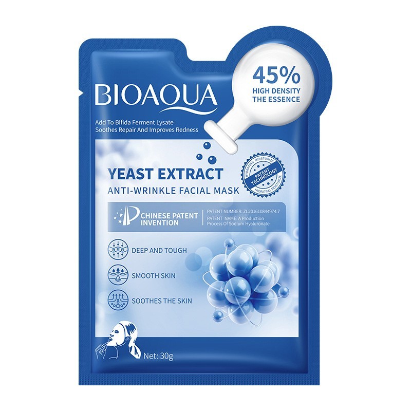 Mascarilla Facial Antiarrugas con Levadura BQY12723 - Bioaqua