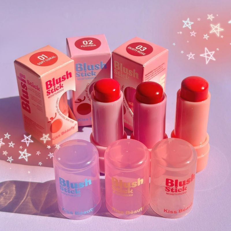 BLUSH EN BARRA HIDRATANTE ACABADO VELVET 51076-03 - KISS BEAUTY