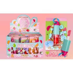 GLOSS FRUTAL CON LLAVERO POMPOSO 6077-1 - VICTORIA SPIRIT