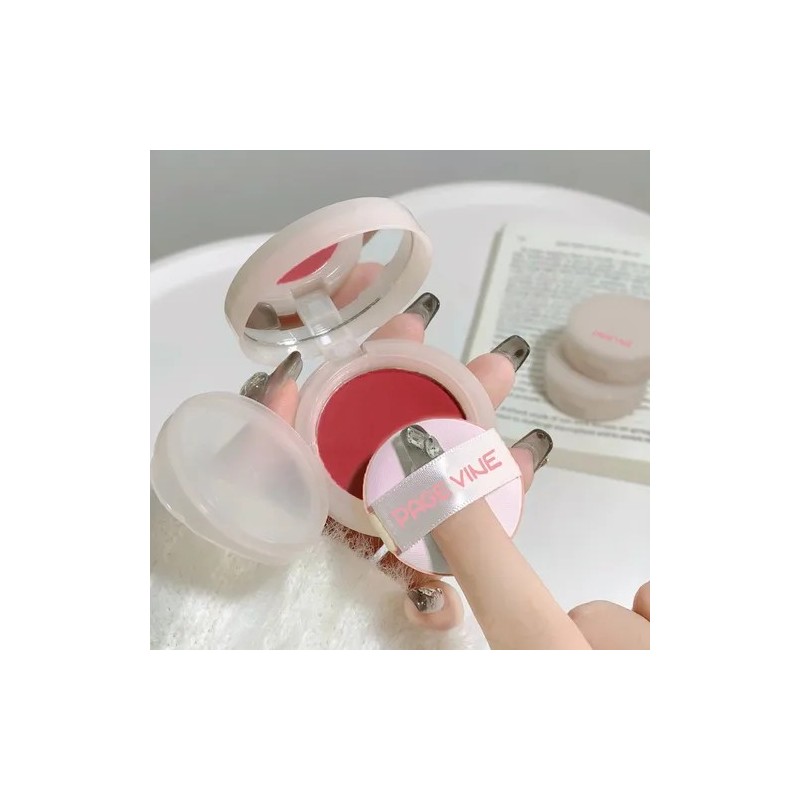 BLUSH CUSHION COMPACTO CON ESPONJA 4 CARTUCHO RECARGABLE P0201 - PAGE VINE