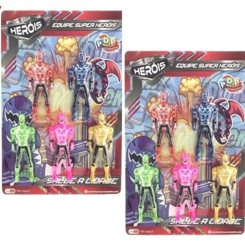 SET DE HEROES D473