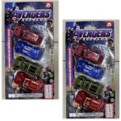 SET DE CARROS X4 DE JUGUETE D660