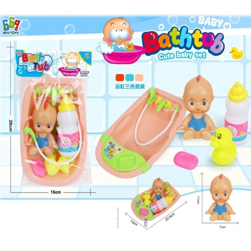BAÑERA BEBE JUGUETE D480