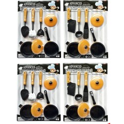 JUGUETE KIT DE OLLAS Y UTENSILIOS D529