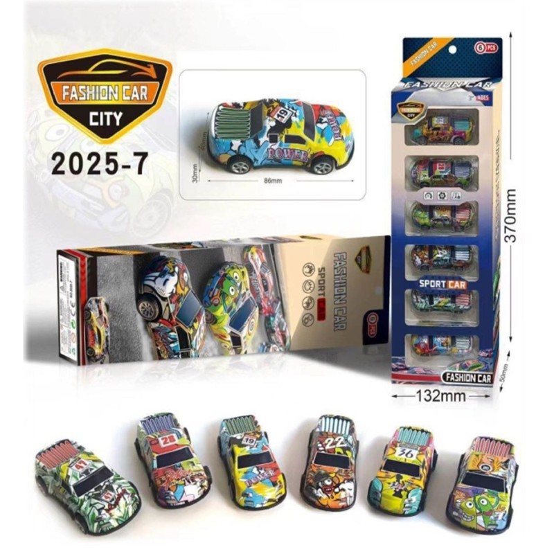 KIT DE 6 CARROS D469