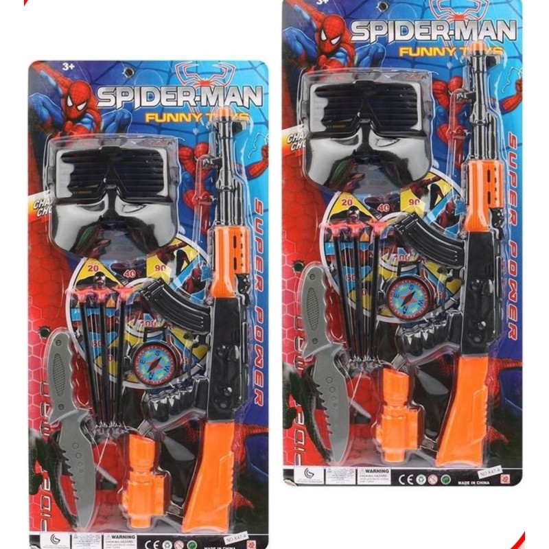 PAK PISTOLA/CUCHILLO Y MASCARA D454