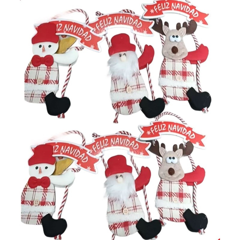 MUÑECOS NAVIDEÑOS 23cm R133